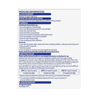 Nicabate Cq Patch 21mg - 14 Pack