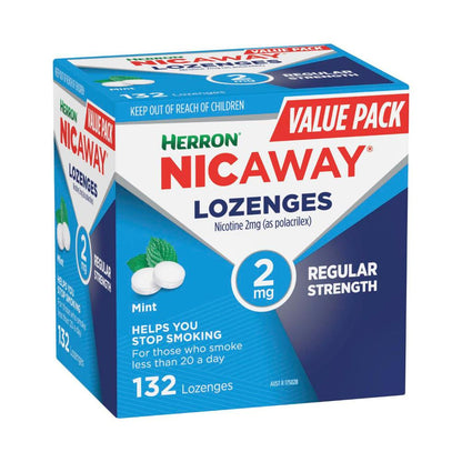 Herron Nicaway Lozenges 2mg - 132 pack