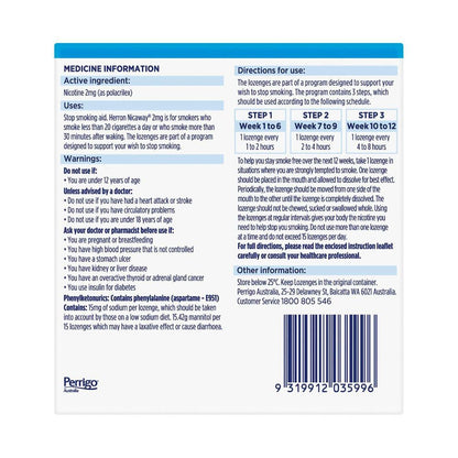 Herron Nicaway Lozenges 2mg - 132 pack