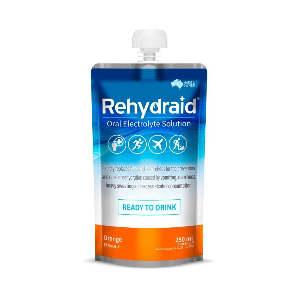 Rehydraid Ready To Drink Orange - 250mL