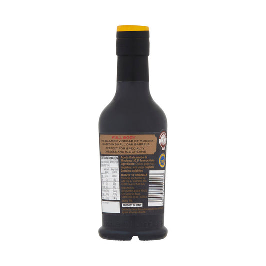 Mazzetti Aged Balsamic Vinegar Black Label 5 Seal - 250mL