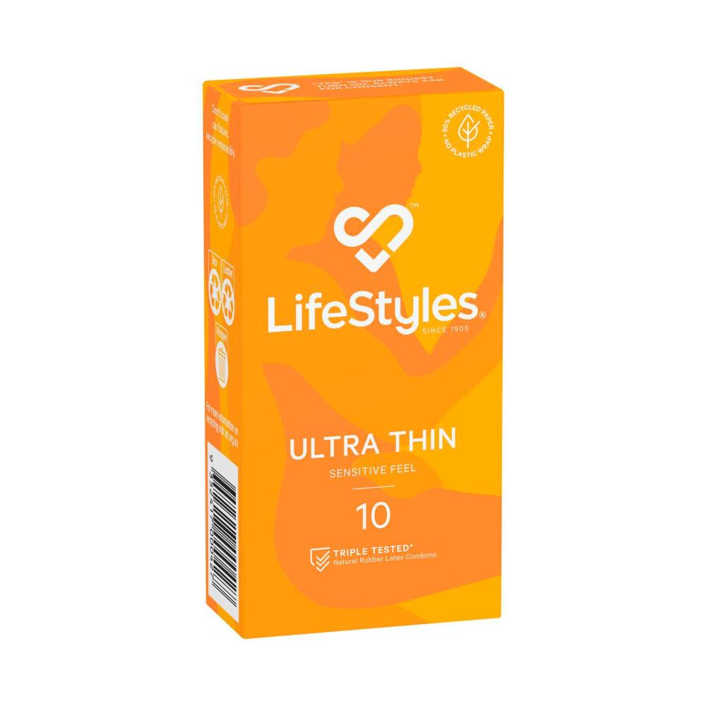 Lifestyles Ultra Thin Condoms - 10 Pack