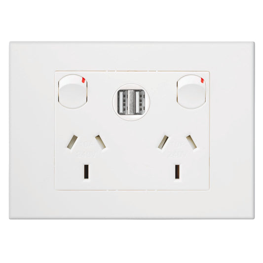 HPM Double Powerpoint - 10A - White