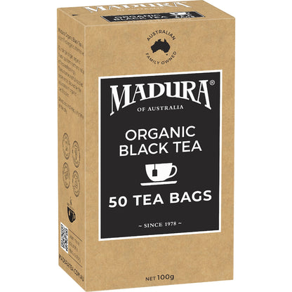 Madura Organic Black Tea Bags 50 Pack