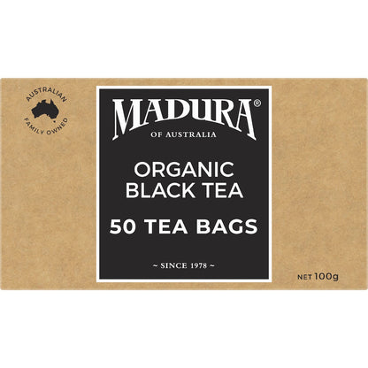Madura Organic Black Tea Bags 50 Pack