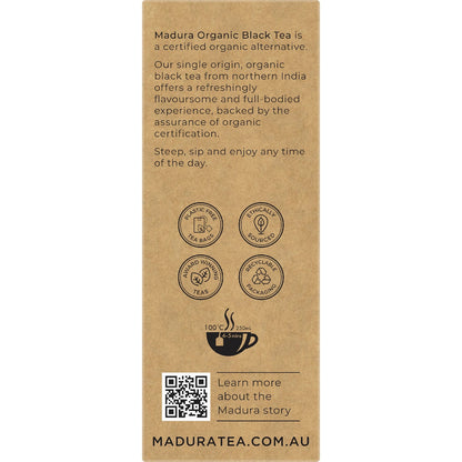Madura Organic Black Tea Bags 50 Pack