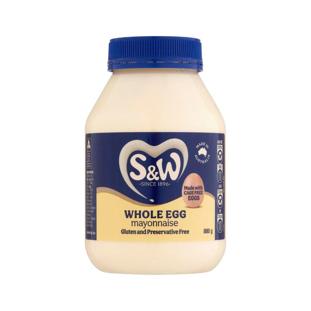 S&W Real Whole Egg Mayonnaise - 880g