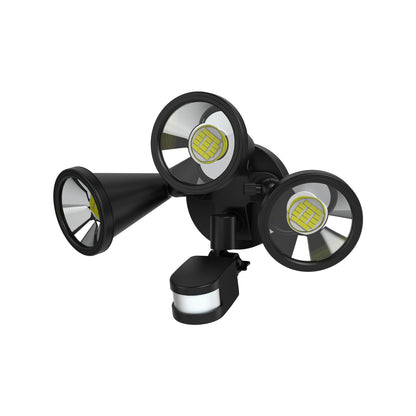 Arlec Triple Head LED Security Flood Light - 30W - 2700 Lumens