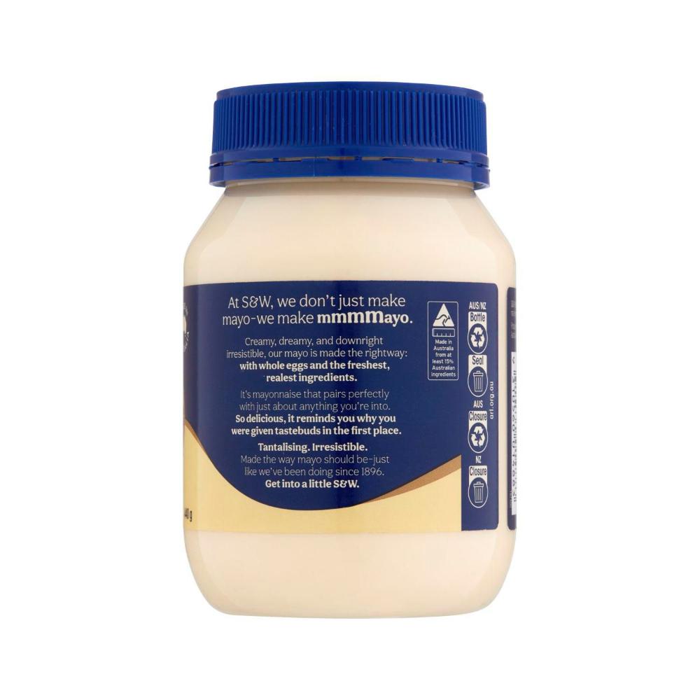 S&W Real Whole Egg Mayonnaise - 440g