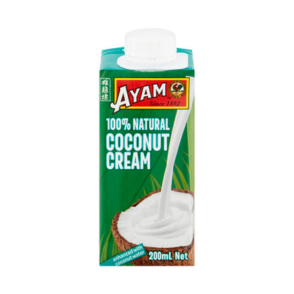 Ayam 100% Natural Coconut Cream - 200mL