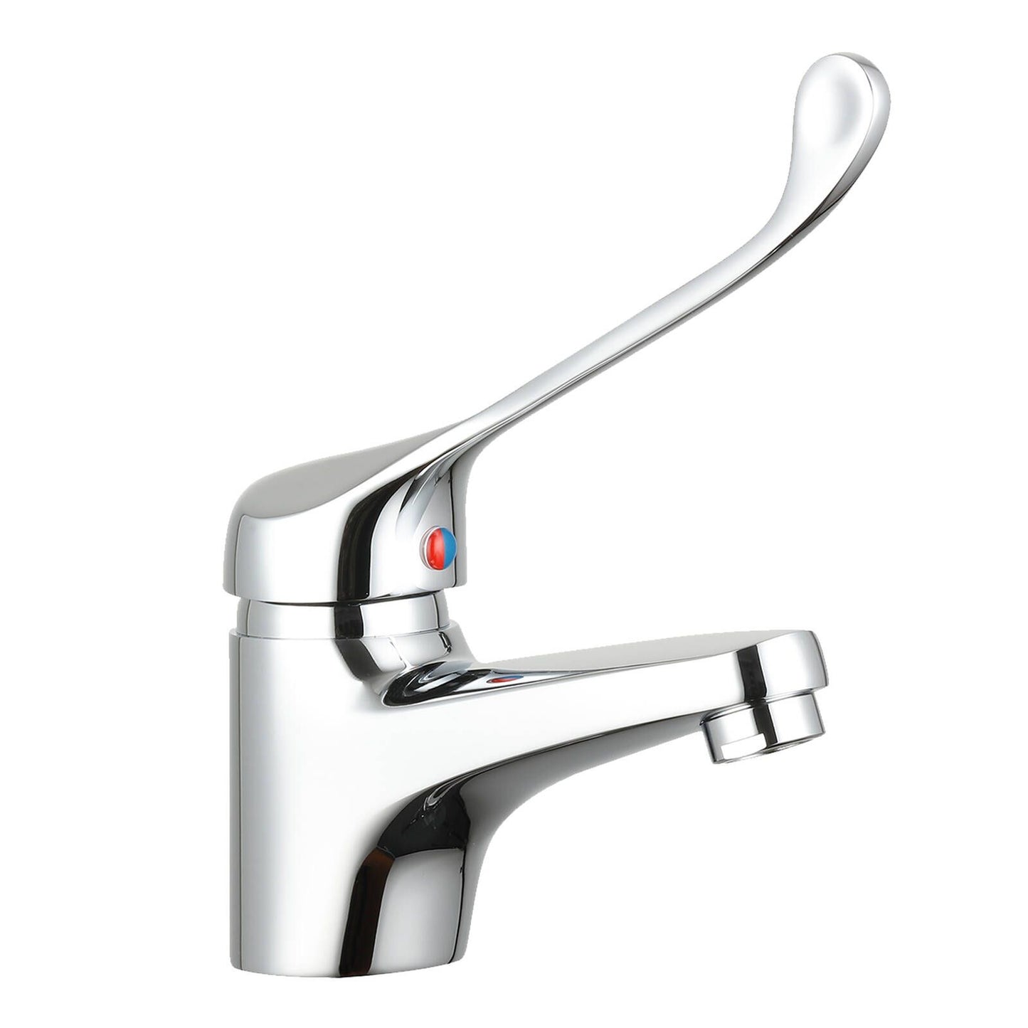 Evekare Chrome Extended Wrist Lever Basin Mixer - 130 x 260mm