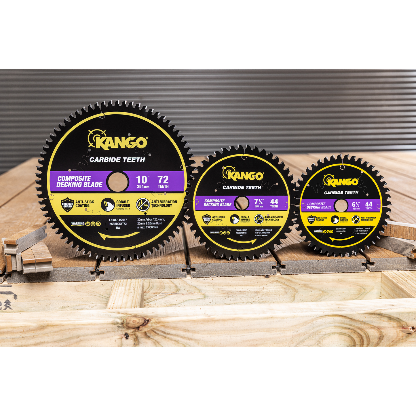 Kango Composite Decking Circular Saw Blade - 165mm - 44T