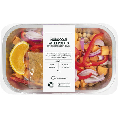 Moroccan Sweet Potato With Chickpeas & Zesty Orange 420g