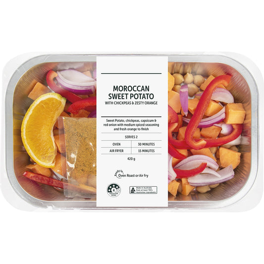 Moroccan Sweet Potato With Chickpeas & Zesty Orange 420g