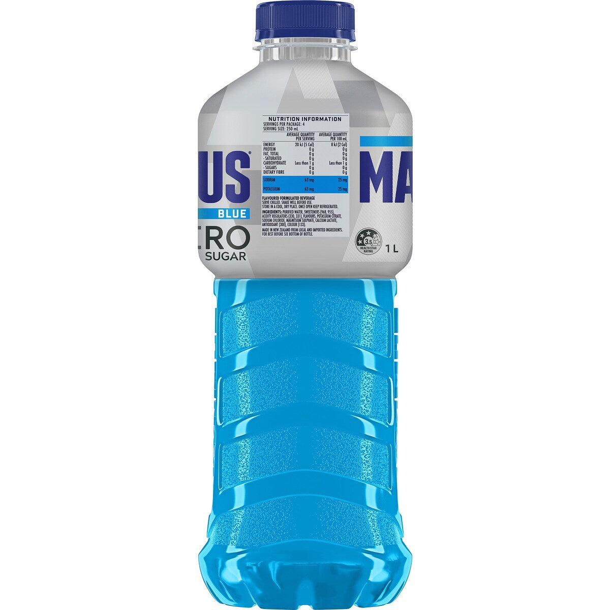 Maximus Zero Sugar Sports Drink Blue 1L
