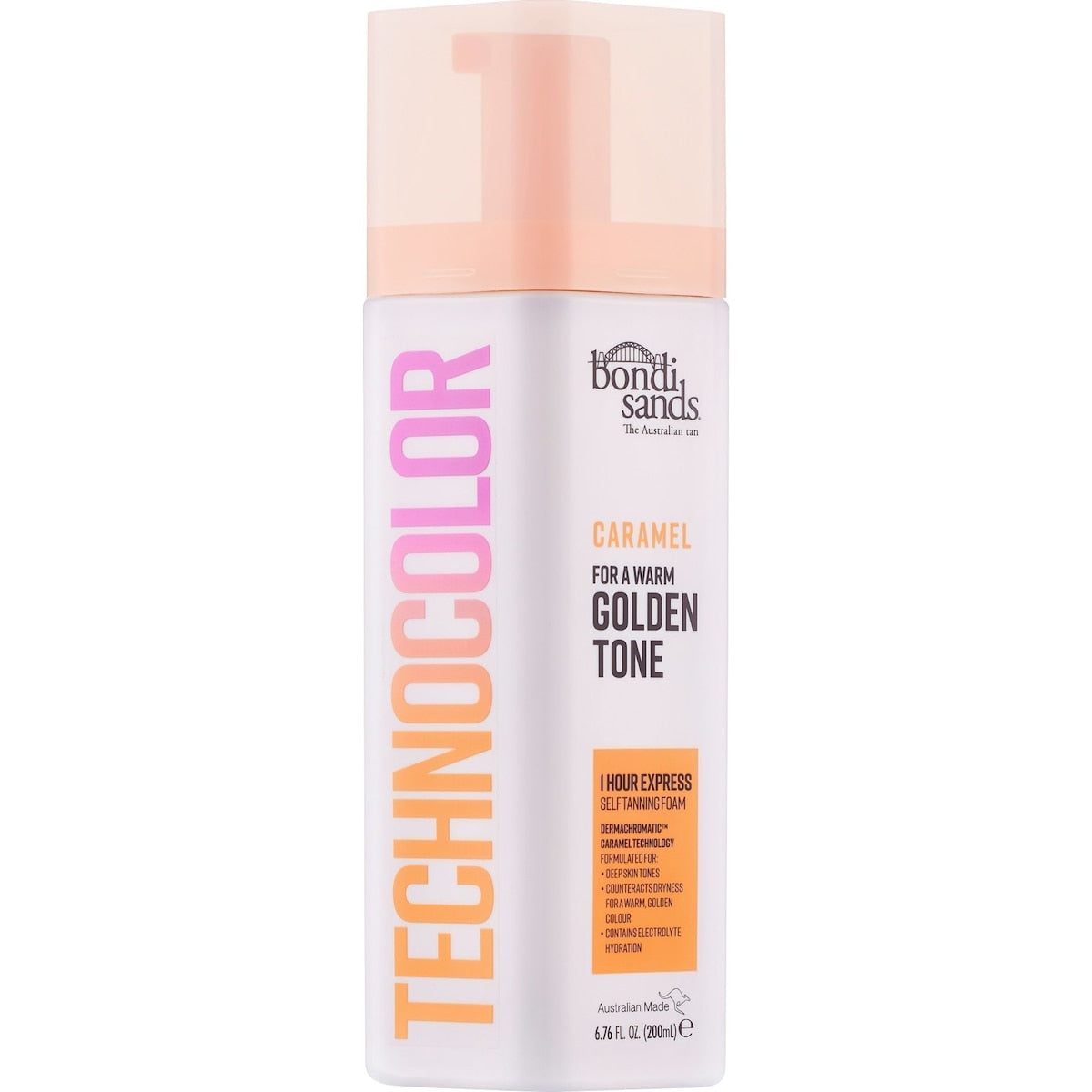 Bondi Sands Technocolour 1 Hour Express Self Tanning Foam Caramel 200ml