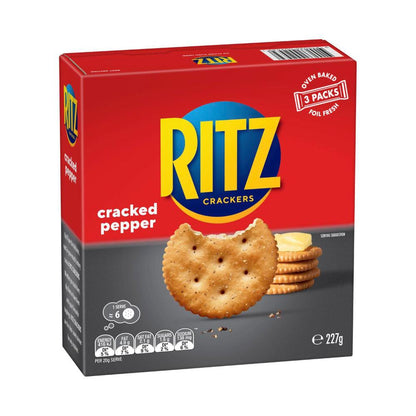 Ritz Cracked Pepper Crackers - 227g