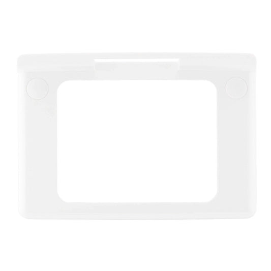 Deta Clip on Cover with Shelf - 116 x 86mm - White