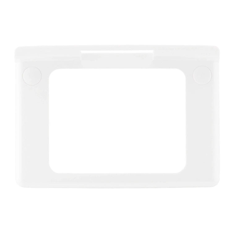 Deta Clip on Cover with Shelf - 116 x 86mm - White