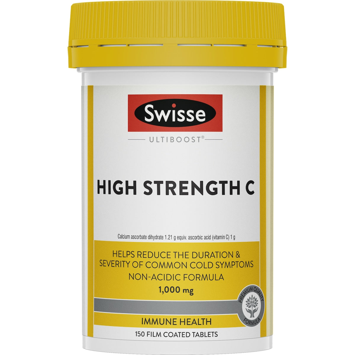 Swisse Ultiboost High Strength c Tablets For Immune Health 150 Pack