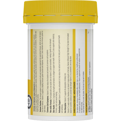 Swisse Ultiboost High Strength c Tablets For Immune Health 150 Pack