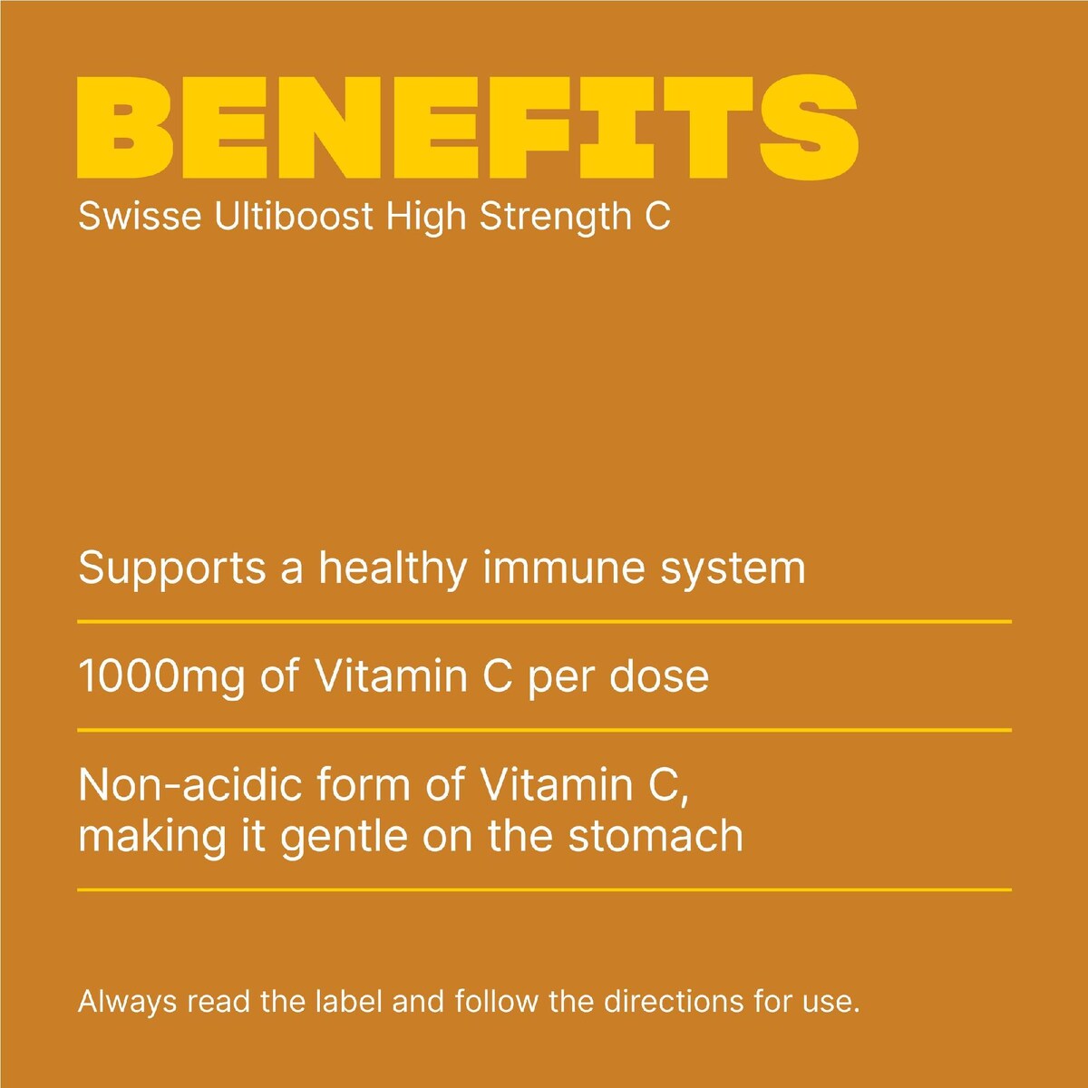 Swisse Ultiboost High Strength c Tablets For Immune Health 150 Pack