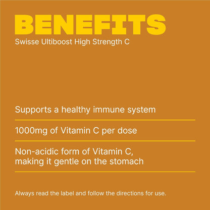 Swisse Ultiboost High Strength c Tablets For Immune Health 150 Pack