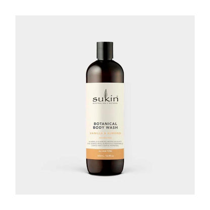 Sukin Body Wash Vanilla & Almond - 500mL