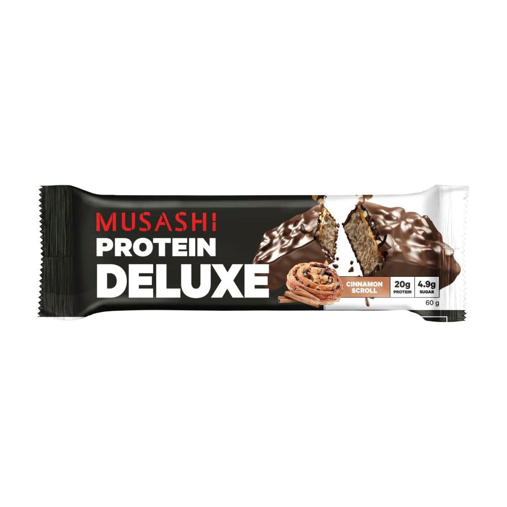 Musashi Protein Deluxe Cinnamon Scroll - 60g