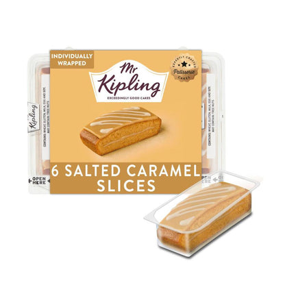 Mr Kipling Salted Caramel Slice 6 Pack - 165g