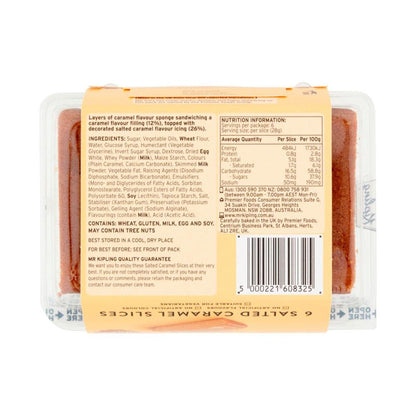 Mr Kipling Salted Caramel Slice 6 Pack - 165g