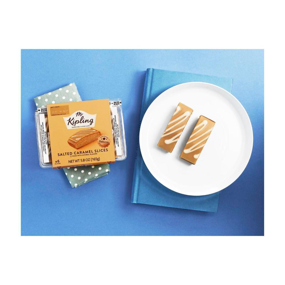 Mr Kipling Salted Caramel Slice 6 Pack - 165g