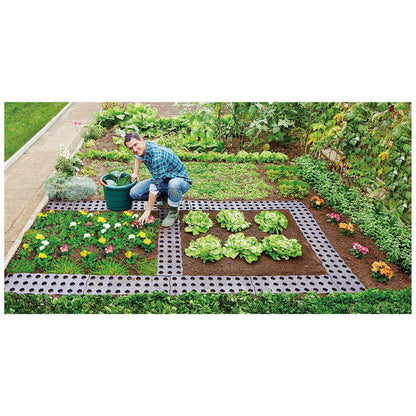 Garantia Garden Walkway Panels 12-Pack Non-Slip MG-240400 x 3 Dark Brown Pp