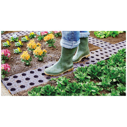 Garantia Garden Walkway Panels 12-Pack Non-Slip MG-240400 x 3 Dark Brown Pp