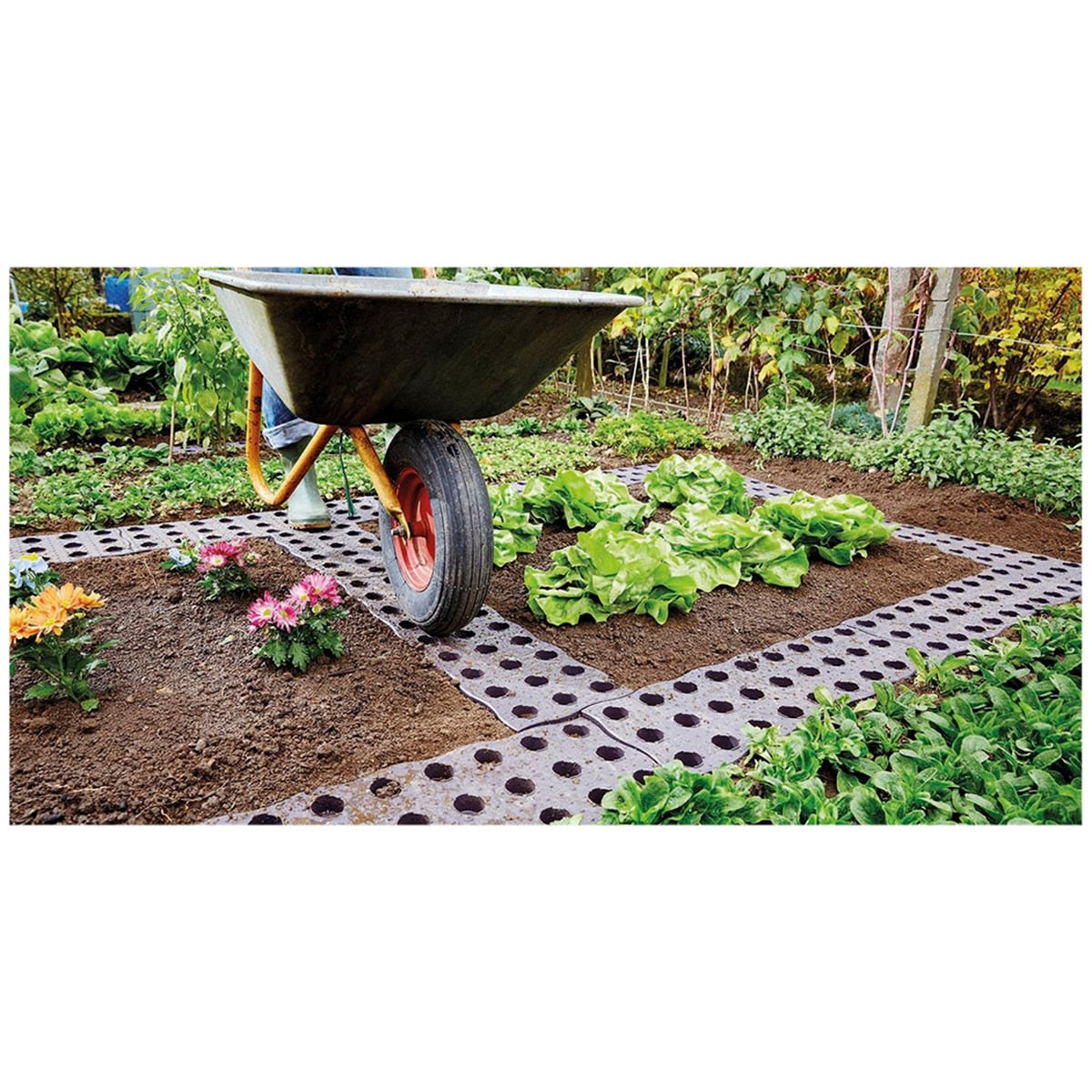 Garantia Garden Walkway Panels 12-Pack Non-Slip MG-240400 x 3 Dark Brown Pp
