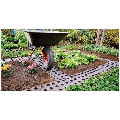 Garantia Garden Walkway Panels 12-Pack Non-Slip MG-240400 x 3 Dark Brown Pp