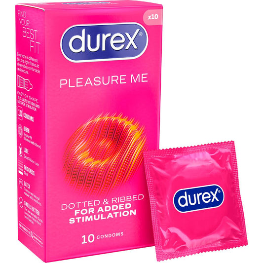 Durex Pleasure Me Condoms 10 Pack