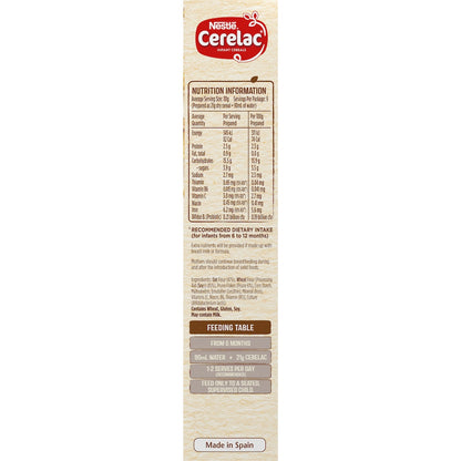 Nestle Cerelac Baby Cereal Oats & Wheat With Prune 6m+ 200g
