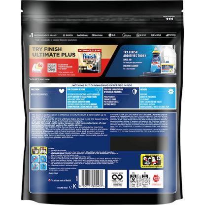 Finish Ultimate Dishwashing Tablets Lemon 34 Pack