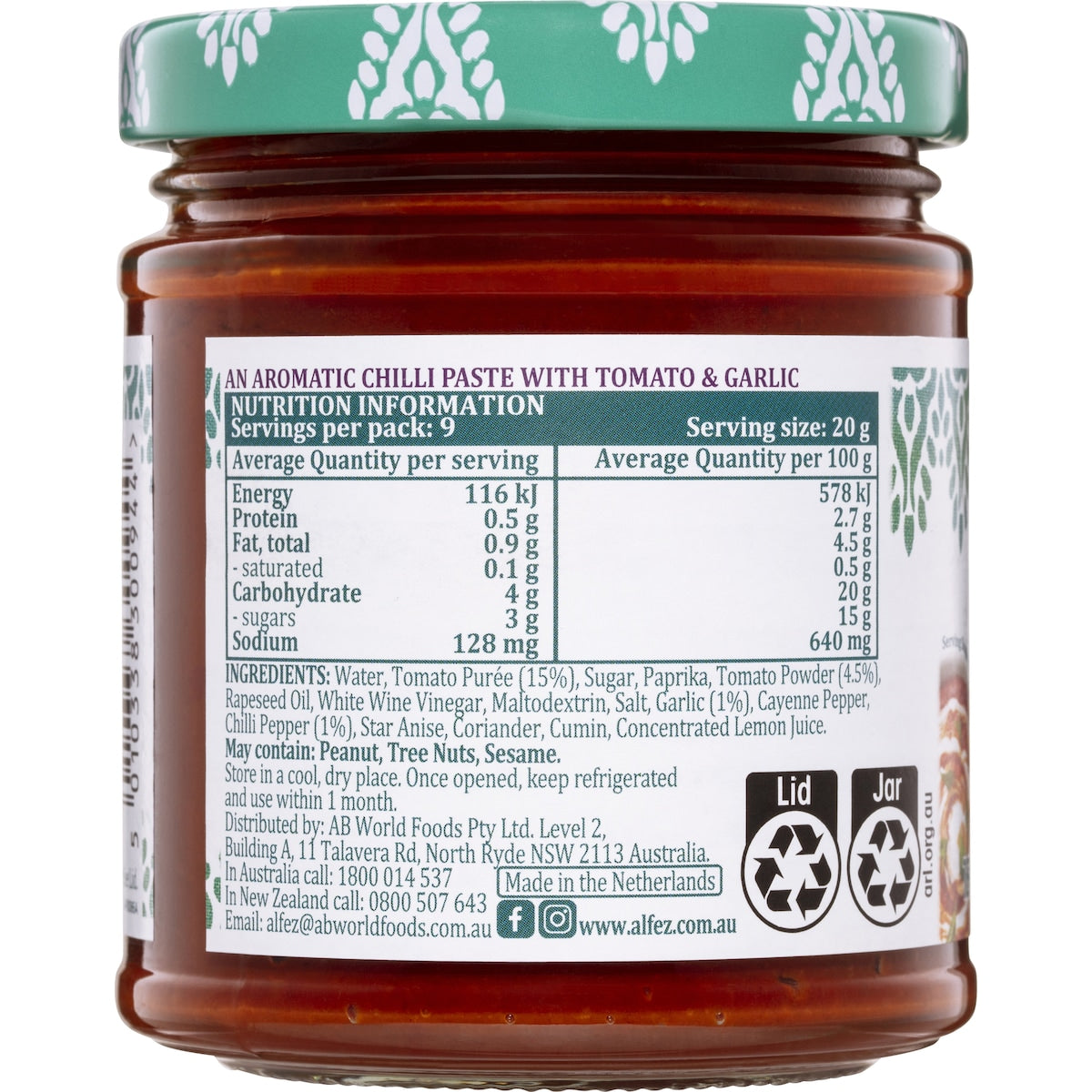 Alfez Harissa Paste 180g