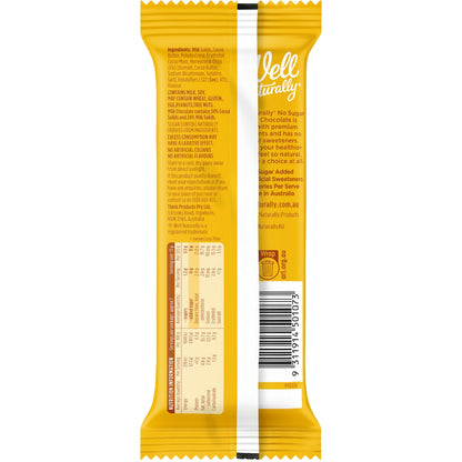 Well Naturally No Sugar Added Chocolate Honeycomb 90g