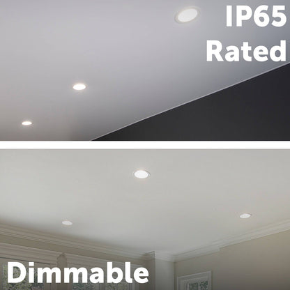 Arlec Dimmable LED Downlight - 7W - 70mm - Tri-Colour - IP65