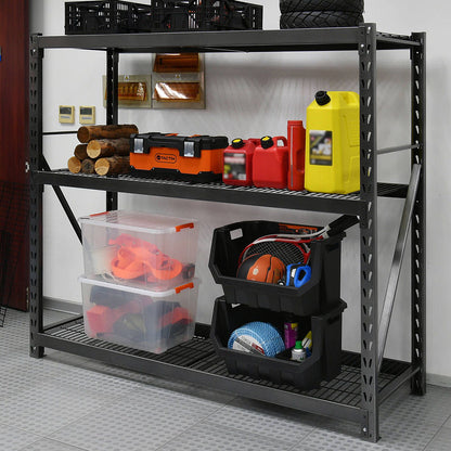 Tactix Heavy Duty Stackable Storage Bin - 40L