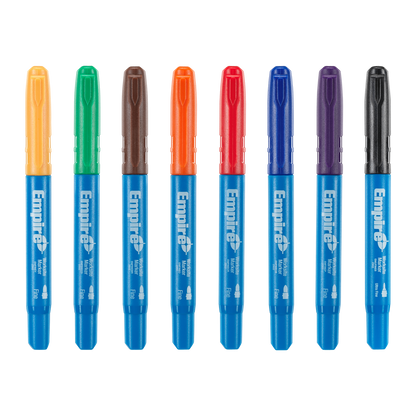 Empire Multi Coloured Permanent Marker Pack - 8 Piece - 18.8 x 186mm