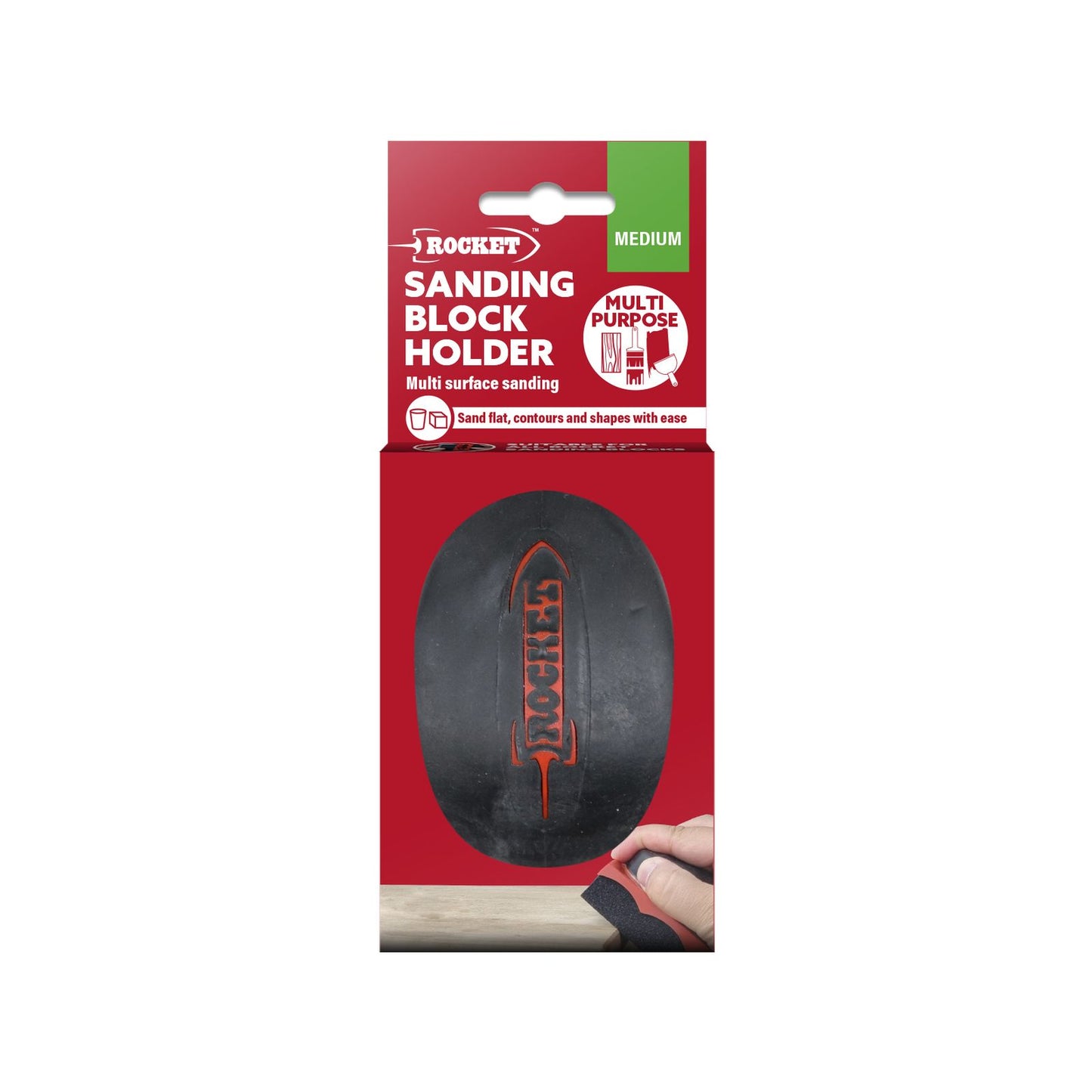 Rocket Sanding Block Holder - 100mm