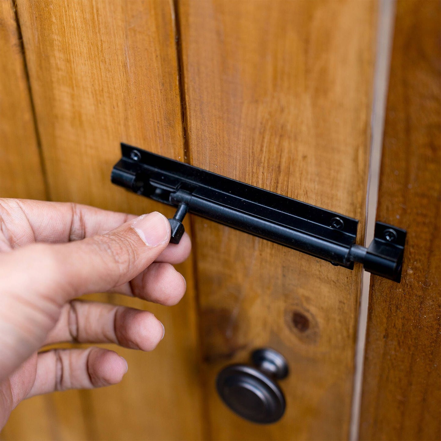 Taskmaster Barrel Bolt - 100mm - Black Matte