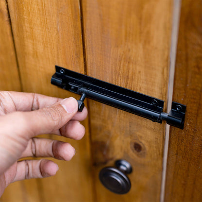 Taskmaster Barrel Bolt - 100mm - Black Matte