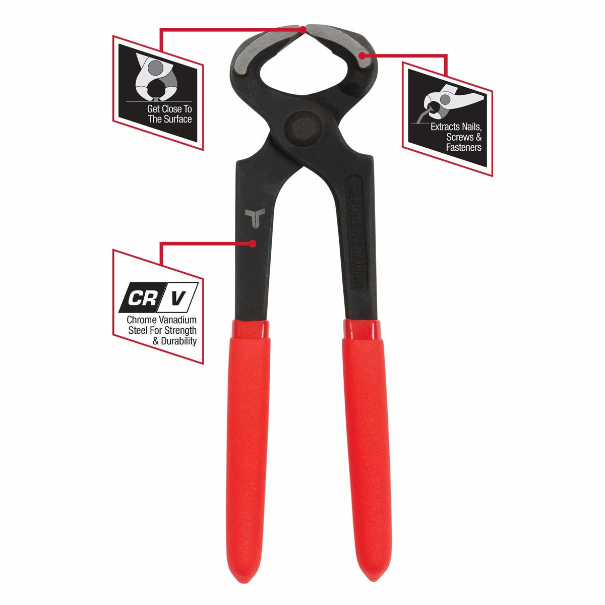 Trojan Carpenter's Pincer Plier 175mm