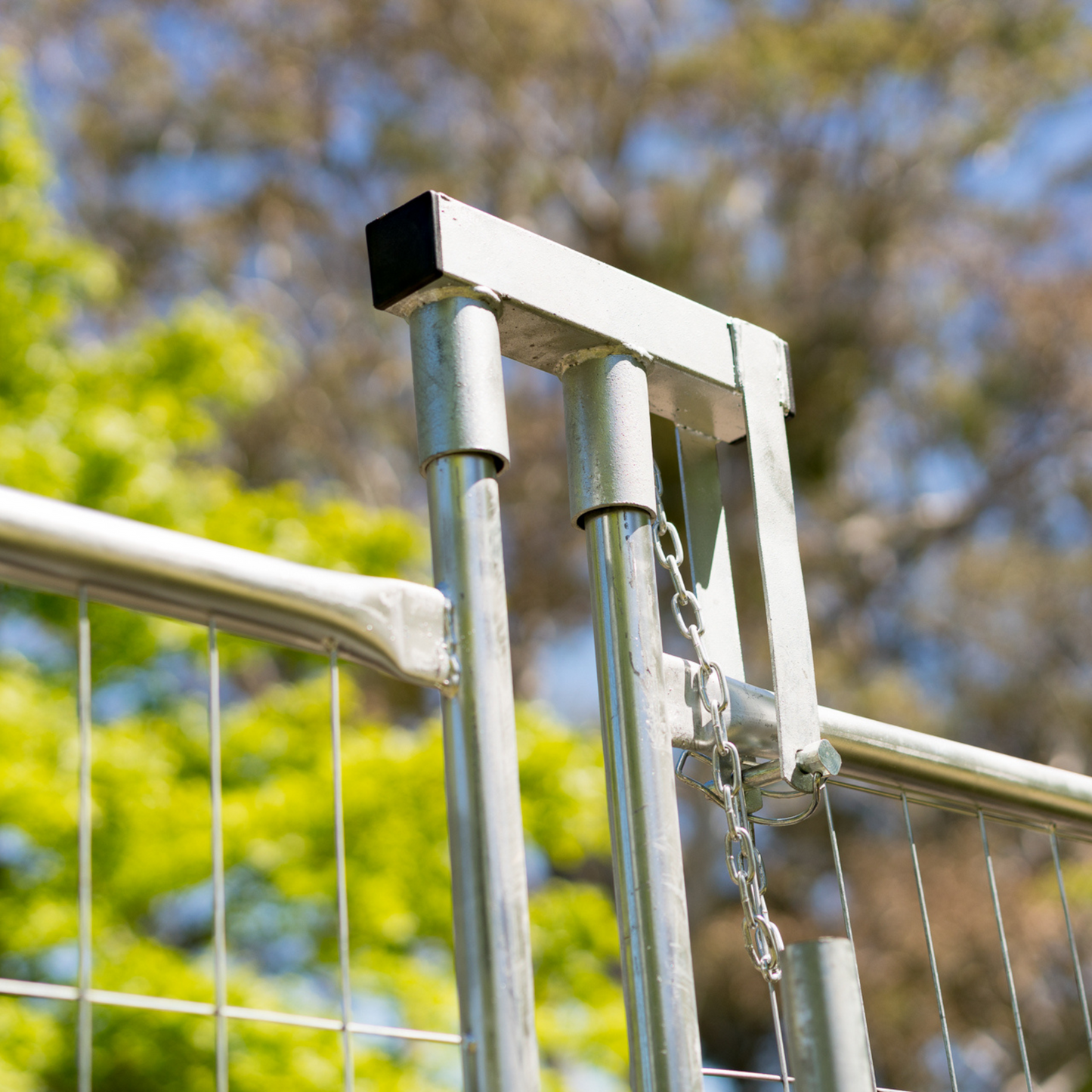 Rapidmesh Temporary Fence Hinge - 235 x 190 x 40mm - Silver