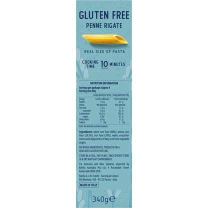 Barilla Gluten Free Penne Rigate 340g